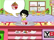 Cake King free online management game, serve customers, attend orders, restaurant simulation