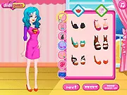 First Week of School Style free online dress up game, play as Brittany, organize school outfits, back-to-school fashion
