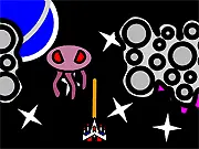 Play The Space Flight free online arcade game where you shoot aliens and avoid asteroids