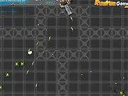 The powerful turret gun in the Fatal Hunt Survivor free online shooting and tower defense game