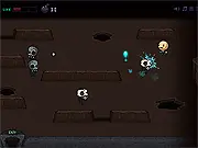 Screenshot of Blackout: The Deal adventure game, showing a character looking confused inside a bar with a duck on a table.