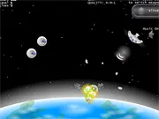 Star Bash free online game screenshot, shooting enemy spaceships in a classic retro space shooter, play arcade game