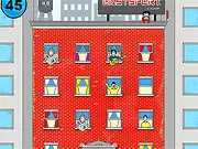 Balloon Attack game, play free online physics game, drop balloons in windows, wind challenge aiming game