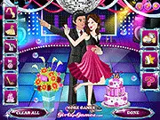 Play Sweet Sixteen Dress Up free online game, styling the perfect couple for the party with gifts and a unicorn