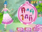 Fantastic Flower Fairy free online dress up game featuring Daisy in her enchanted forest wardrobe