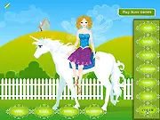 My Sweet Horse dress-up game, play free online horse beauty game, girl and pony accessories, customize a horse