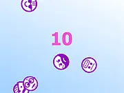 BODPOP free online game screenshot, click on moving heads, fast reaction time game, arcade clicker game PlayArcadeHub