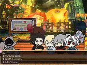 Play BlazBlue: Somewhere Between Love and Hate free online minigame featuring Kagura and Hibiki