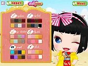 Girl & Robot 4 Dress Up online game thumbnail, styling a cute girl and her robot friend, play free online fashion game