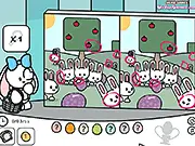 Minx's Easter Adventure free online game, character Minx collecting colorful Easter eggs, holiday platformer