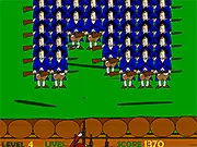 The Rebel Redcoat free online action shooter game featuring a lone British soldier fighting American Revolutionaries