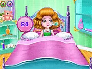 Play Baby Princess First Aid free online game, help the princess with a fever and stomach ache.