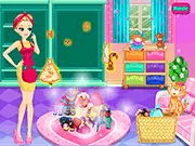 Ella Wardrobe Clean Up free online game about organizing a messy closet and choosing an outfit