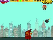 Captain Biceps Bomb Drop arcade game free online