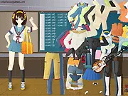 Play Haruhi Suzumiya dress up game free online, style Haruhi with many clothes, hairstyles, and accessories.