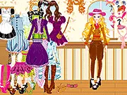 Costuming Dressup game screenshot, playing free online fashion and costume game