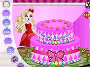 Apple White Birthday Cake Decoration game free online