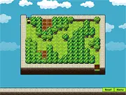 A Maze Yin 2 free online puzzle game, character pushing boxes in a maze, avoiding traps to find the exit