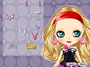 Blythe Dress Up free online game, create custom Blythe doll, fashion and styling game