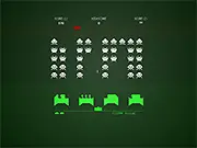 Arcade shooter screenshot of the classic Space Invaders: Reborn with enhanced '90s graphics