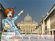 A Date in Italy free online dress up game featuring a girl choosing a romantic outfit
