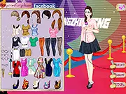 Movie Journalist Dress Up free online game showing a stylish female reporter in professional fashion attire.