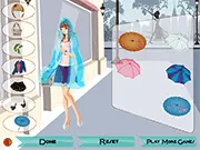 April Girl Rain Fashion Dress Up Free Online Game, Styling a Raincoat and Boots