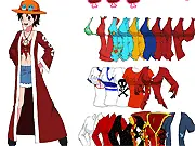 Luffyko Genderbend Dress Up Free Online Game, Styling One Piece Pirate Character
