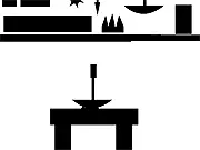 A stick figure ragdoll being thrown into a torture chamber with spikes and saws in the free online game Torture The Stick