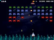Bomber Invaders free online classic arcade game screenshot with the ladder mechanic
