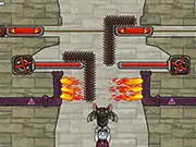Vampire Jackie free online puzzle game, help vampire escape obstacles, challenging logic game on PlayArcadeHub