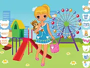 Play Sunday Girl Dressup free online game, girl at the park with various fashionable outfits.