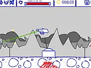 Gameplay screenshot from the free online game The Upgrade Complete 3mium showing a basic spaceship fighting enemies and an upgrade menu for graphical improvements