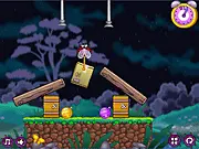 Night Flies Fever game screenshot showing a cartoon bug near a puzzle mechanism for light.