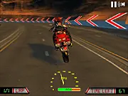 Hardcore Moto Race free online game, extreme bike racing and balance challenge on PlayArcadeHub