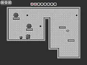 Nice Shoot platform shooter game screenshot, showing a character with a weapon on a randomized level layout