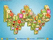 Play Fruit Mahjong Blade free online puzzle game, matching fruit tiles on a Mahjong board layout.