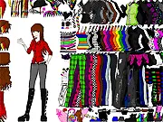 Screenshot of the My Perfect Wardrobe free dress up game showing a wide selection of tops, skirts, and dresses to choose from