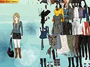 Kionna Dressup fashion game screenshot, styling Kionna for an event online