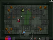 Bit Dungeon game screenshot, retro pixel art action RPG, knight character fighting enemies in a dungeon