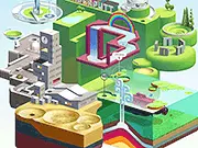 Wonderputt mini golf puzzle game free online with evolving course