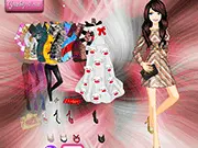 Unique Clothing game screenshot, free online dress-up game focused on creating custom edgy and cute fashion styles with unique clothes and makeup, play on PlayArcadeHub