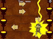 Play Jumping Arrows free game online, fast-paced arcade game, adventurer jumping over traps, press arrow keys game