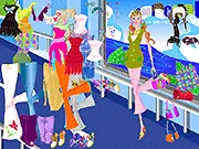 Cool Style Dress Up game screenshot showing a sophisticated girl model with various modern clothes, jewelry, and handbags.