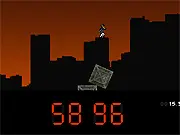 Rushback Jack free online platformer game, main character running against a 60 second timer