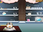 White Chocolate Mousse Maker free online game, play cooking and decorating games on PlayArcadeHub