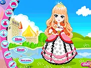 Play Lovely Spring Princess free online, styling a princess in beautiful spring dresses and accessories