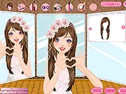 Cruise wedding dress up game, beautiful bride with perfect gown and accessories, free online nautical wedding game