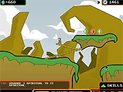 Moroni's March action game online screenshot, collecting blue and green gems to train troops, free game PlayArcadeHub