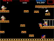 Donkey BoM free online platformer game screenshot, character jumping over obstacles